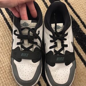 Nike Kids Black and Gray Sneakers